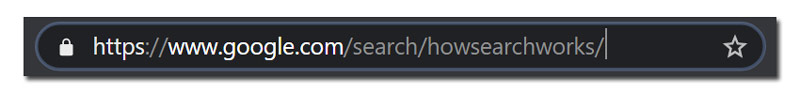 google chrome address bar